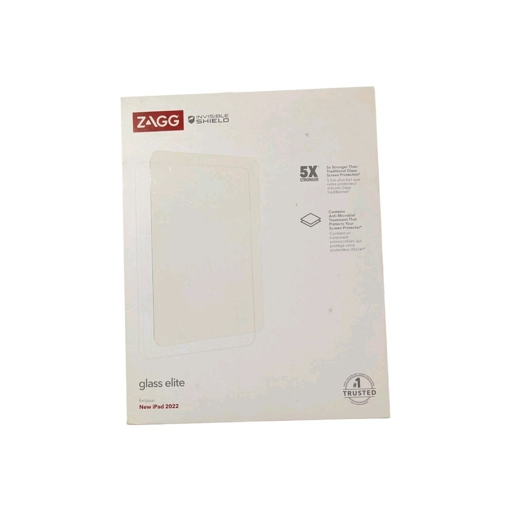 X3. ZAGG InvisibleShield Glass Elite Screen Protector Apple iPad 10.9 10th Gen